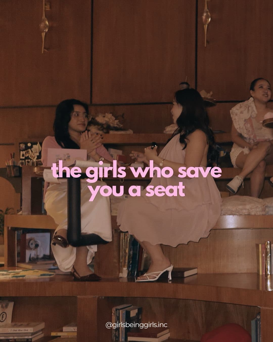 the girls who save you a seat